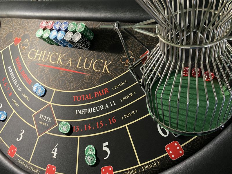 Chuck a Luck TABLE CASINO JEU SOIREE NORD PAS DE CALAIS