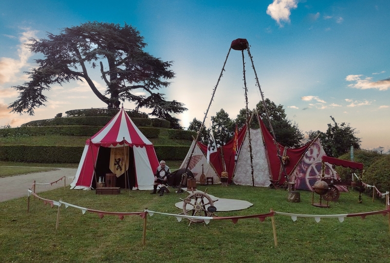 Camp médiéval reconstitué