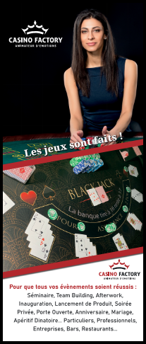 TABLE CASINO BLACK JACK STUD POKER LA BOULE QUIZ GAME WHEEL OF FORTUNE DECO NORD PAS DE CALAIS HAUTS DE FRANCE