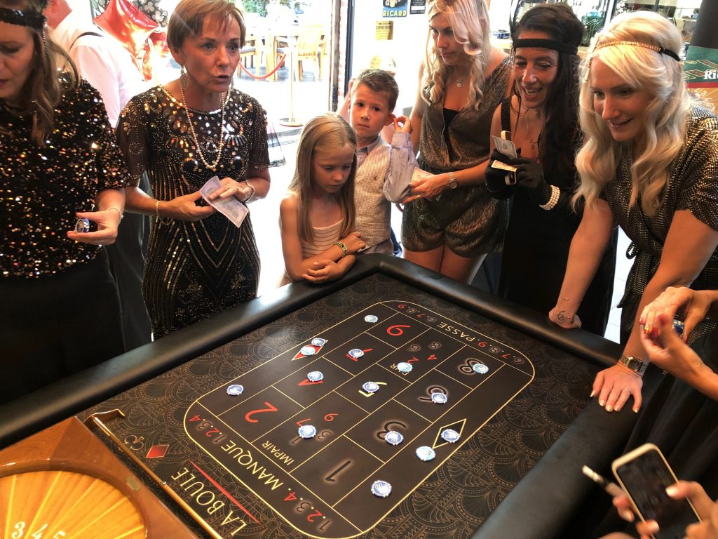 Animation La Boule Gatsby Soirée casino privée anniversaire mariage fête événement particuliers