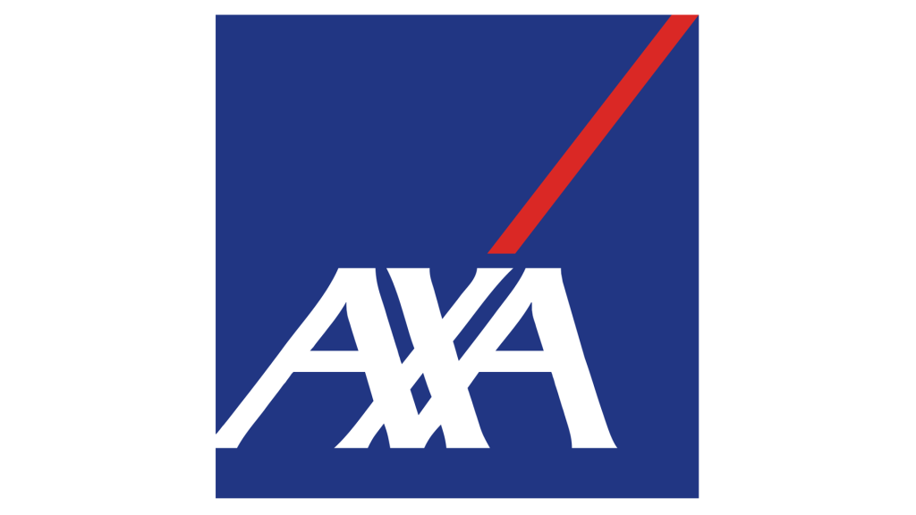 Logo rouge et blanc d'AXA Assurances