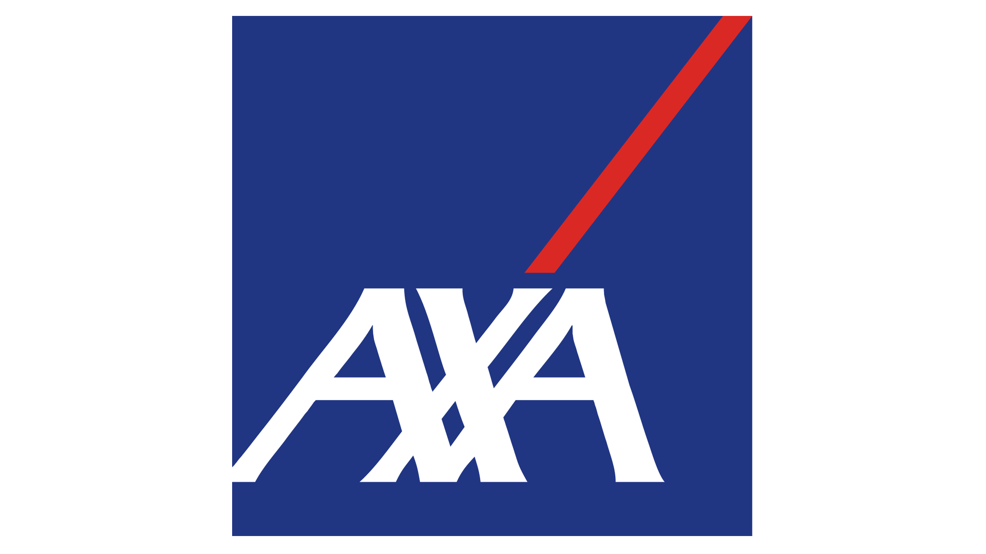 Logo rouge et blanc d'AXA Assurances